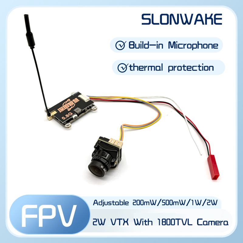 SLONWAKE 5.8G 56CH 2W transmit - đánh giá và giá Drone Transmitter