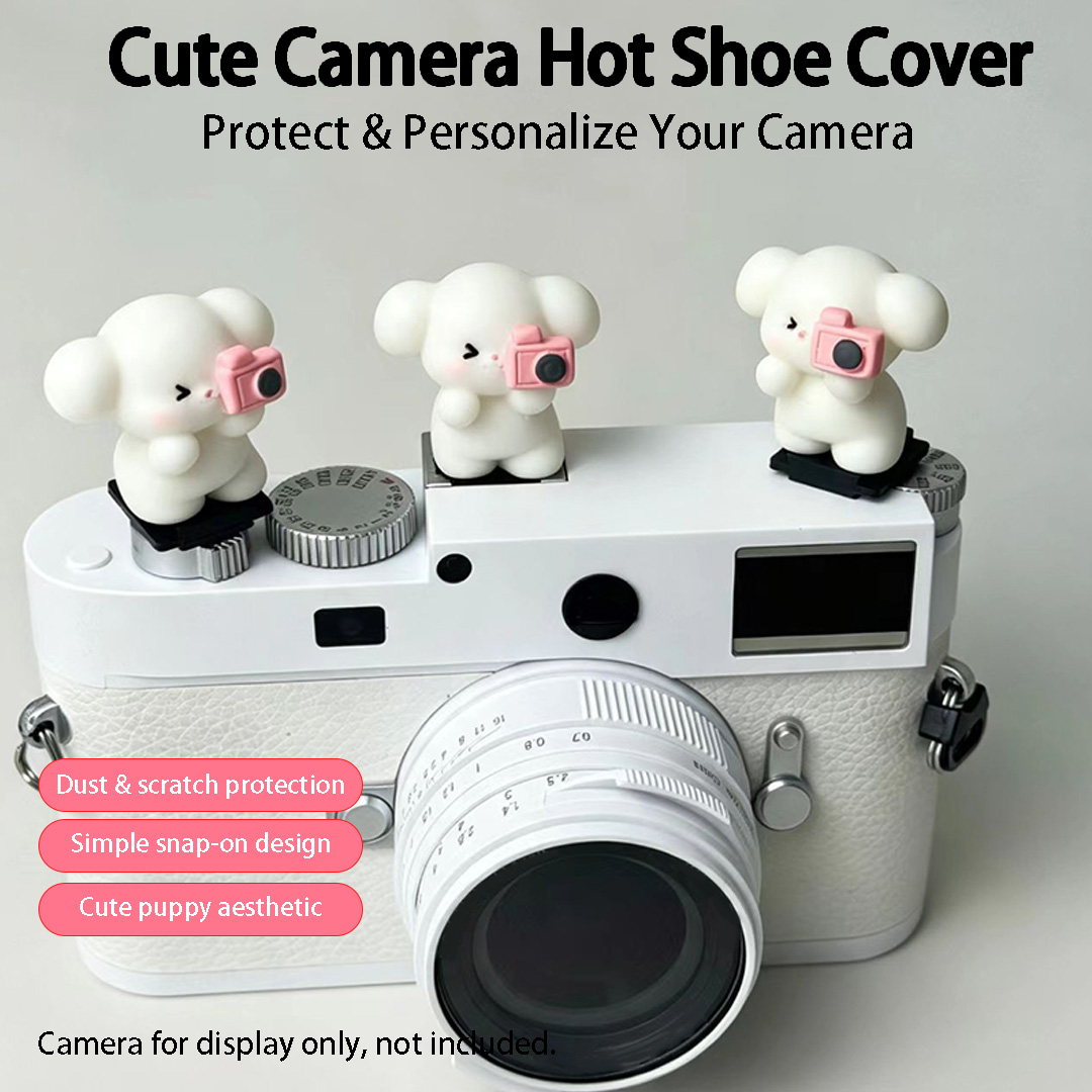 Cute 3D Puppy Camera Hot Shoe  - đánh giá và giá Canon Camera Eos R8