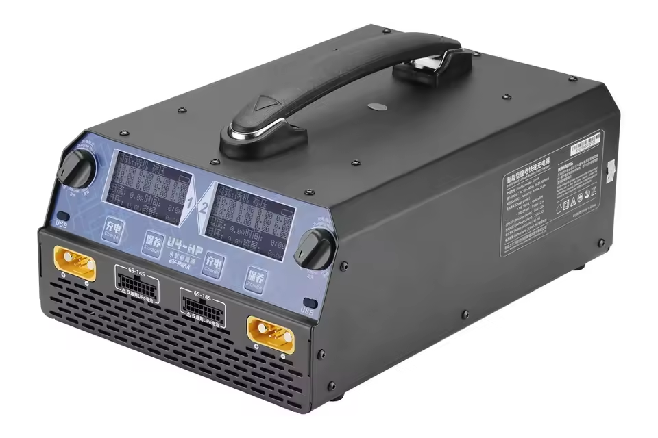 EV-PEAK U4-HP 2400W 25A Dual C - đánh giá và giá Drone Charger